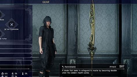 ffxv best weapons before endgame
